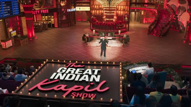 Inside The Great Indian Kapil Show set: Kapil Sharma's 'new home' at  Netflix is designed like a lavish airport lounge | Web-series News - The  Indian Express