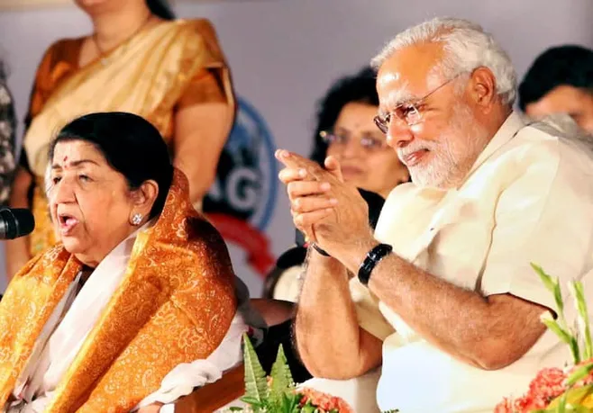 PM Narendra Modi named for the 1st Lata Deenanath Mangeshkar Puraskar |  प्रधानमंत्री मोदी को मिलेगा पहला 'लता दीनानाथ मंगेशकर पुरस्कार', मंगेशकर  परिवार का एलान