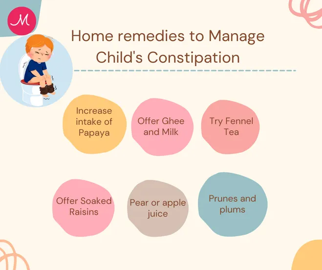 Home Remedies to Manage Child's Constipation