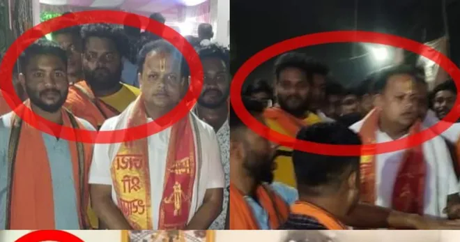 MAHANGA MLA WITH STATUE DAMAGE ACCUSED