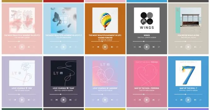 bts albums