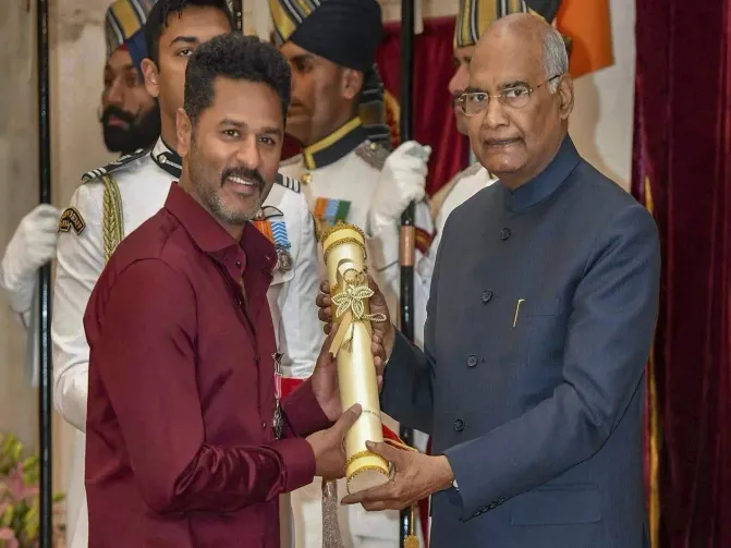 padma awards 2019: President Ram Nath Kovind honours Prabhu Deva