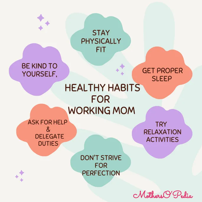 healthy habits working mom