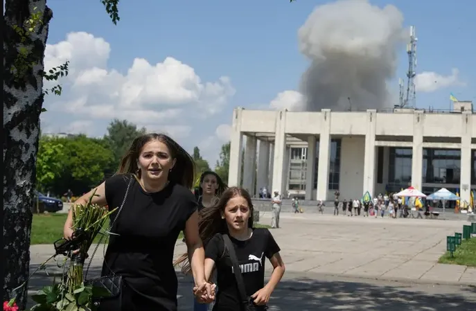 ukraine bombings