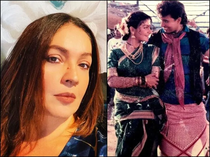 Pooja Bhatt share her selfie with Dil Hai Ke Manta Nahin Actor Deepak Tijori  | Pooja Bhatt: सालों बाद 'दिल है की मानता नहीं' को-स्टार के साथ नजर आईं पूजा  भट्ट, फैंस