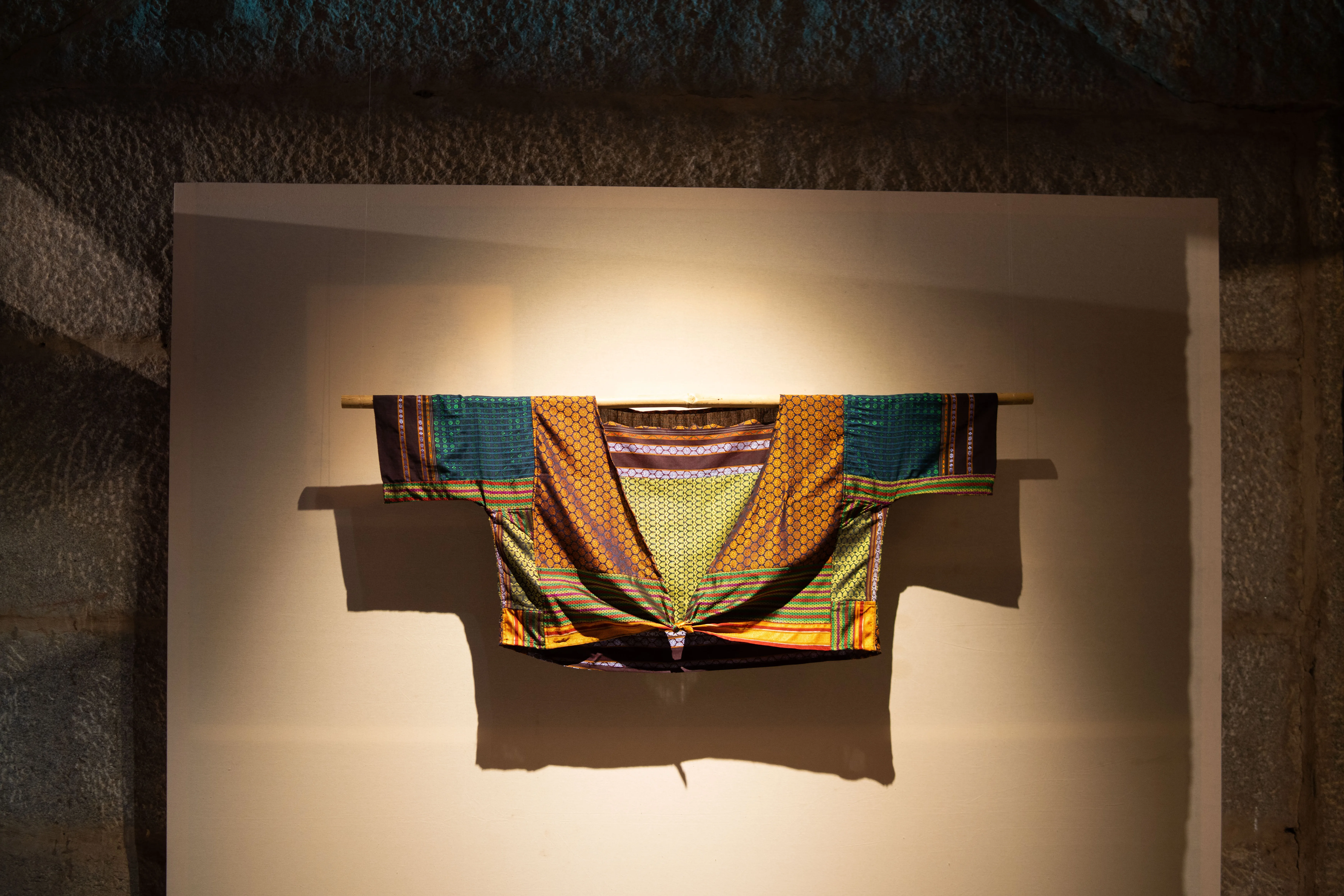 Kubsa, a blouse traditionally made from Khana fabric, known for its vibrant colors, geometric patterns, and symbolic motifs