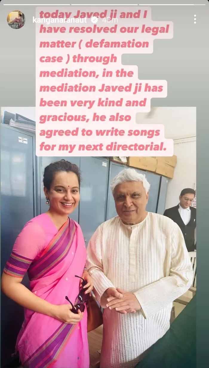 Kangana Ranaut's Instagram Story