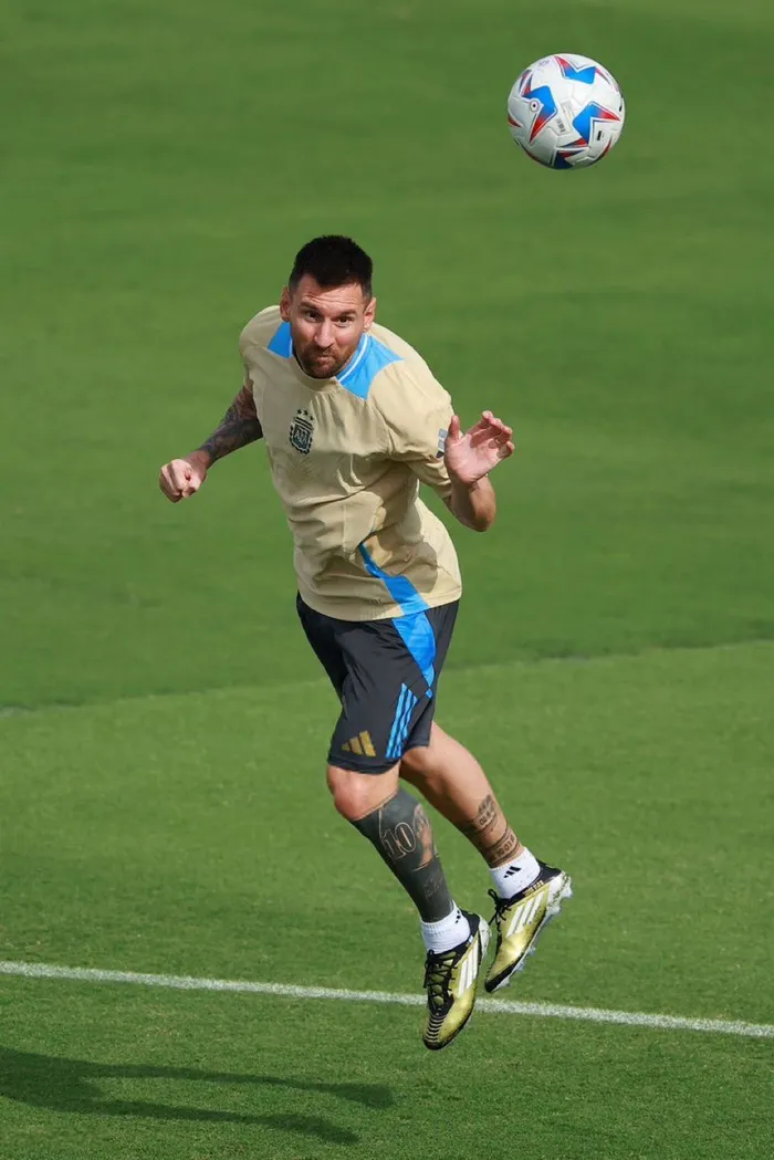 Lionel Messi ahead of the Copa America 2024