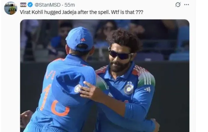 ravindra jadeja kohli hug