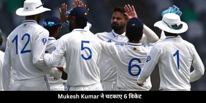 mukesh 6 wickets