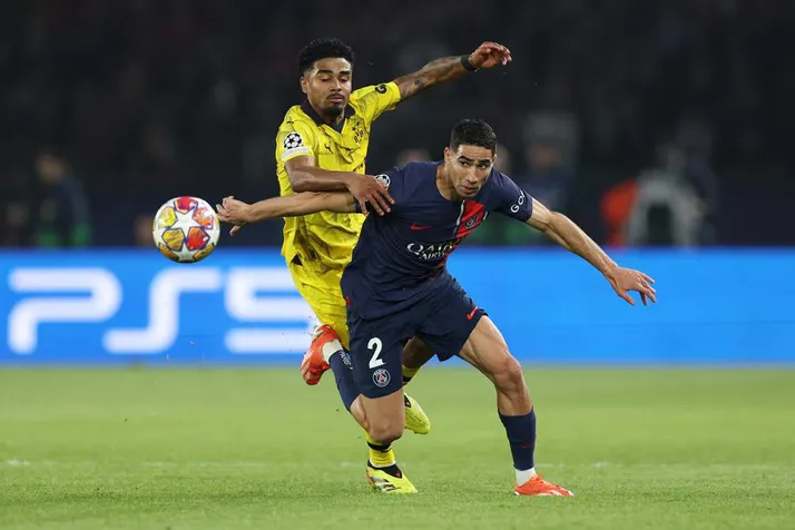 PSG vs Dortmund: Hakimi and Maatsen have had an intriguing head to head this evening