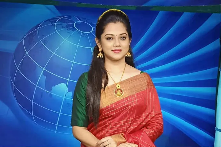 Sun TV news Reader Anitha Sampath