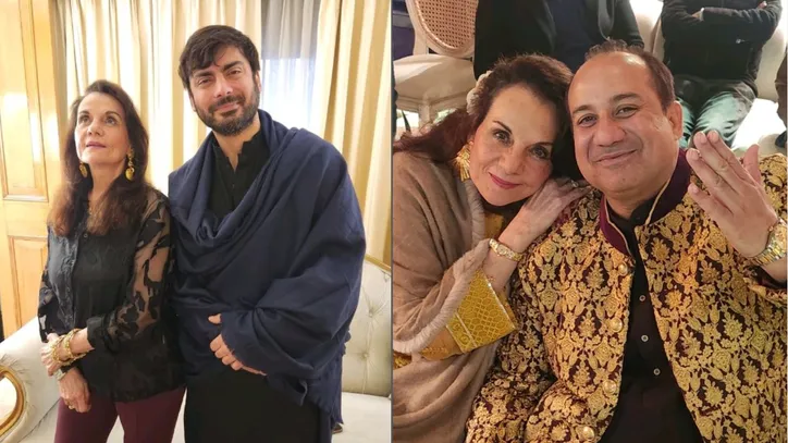 Mumtaz recently met Pakistani artistes like Fawad Khan, Ghulam Ali and Rahat Fateh Ali Khan during her visit. (Photos: Instagram/mumtaztheactress).