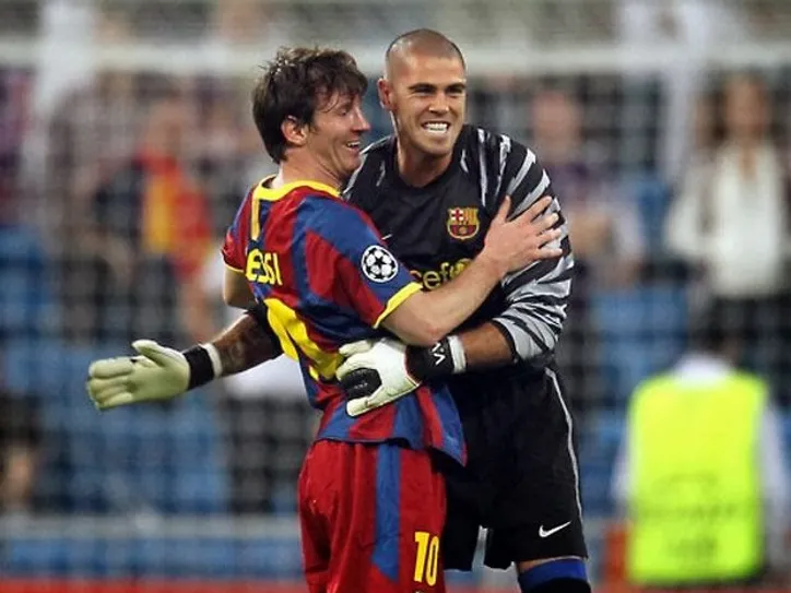Victor Valdes comes seventh in the list
