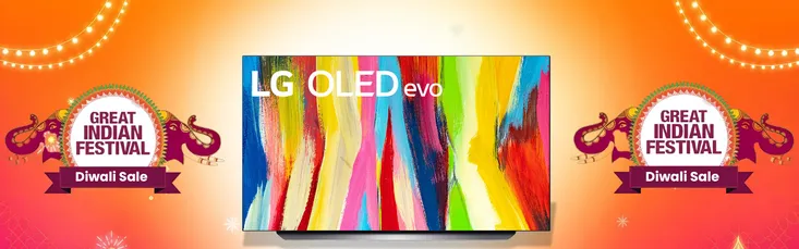 LG 121 cm (48 Inches) 4K Ultra HD Smart OLED TV 48C2PSA (Black)