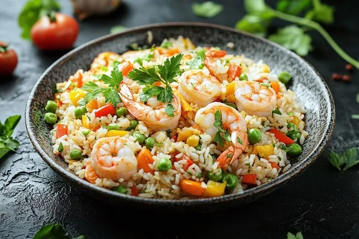 Prawns Fried Rice Easy Recipe