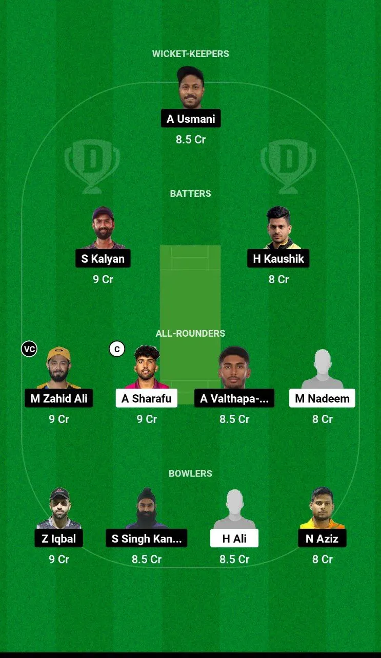 ABD vs FUJ Emirates D20 Tournament 