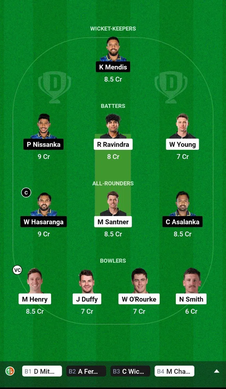 NZ vs SL 2nd ODI
