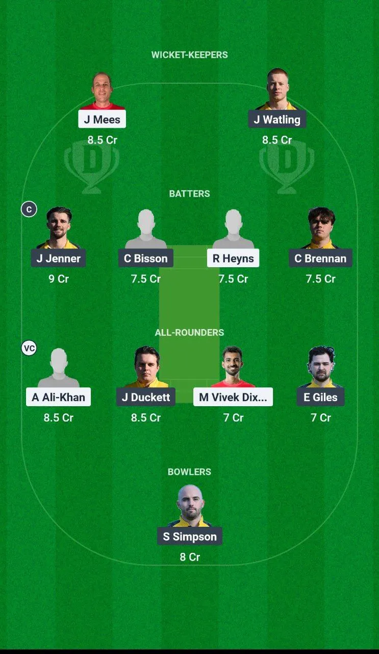 WFO vs OV European T10 Cricket League