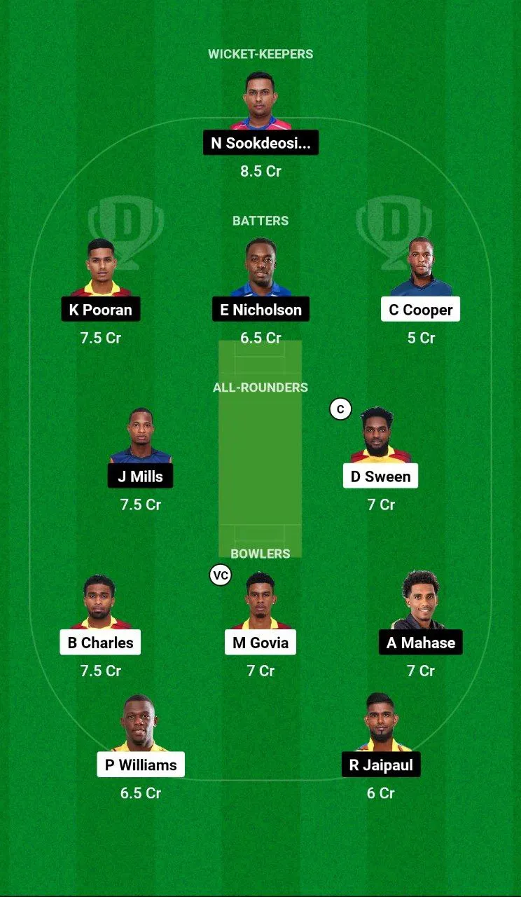 SLS vs BLD Trinidad T10 Blast