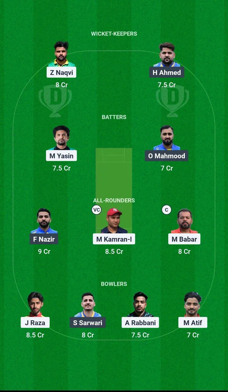 PIC vs ZNCC European T10 Cricket League