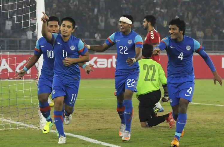 Chhetri scored 7 goals in the 2011 SAFF Championship