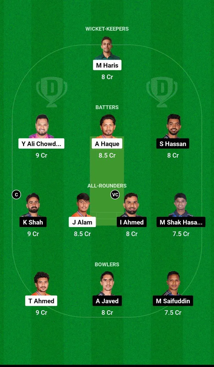 DBR vs RAN BPL, 2024-25