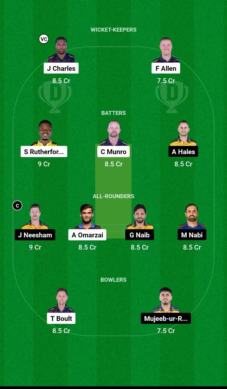NW vs AB Abu Dhabi T10, 2024