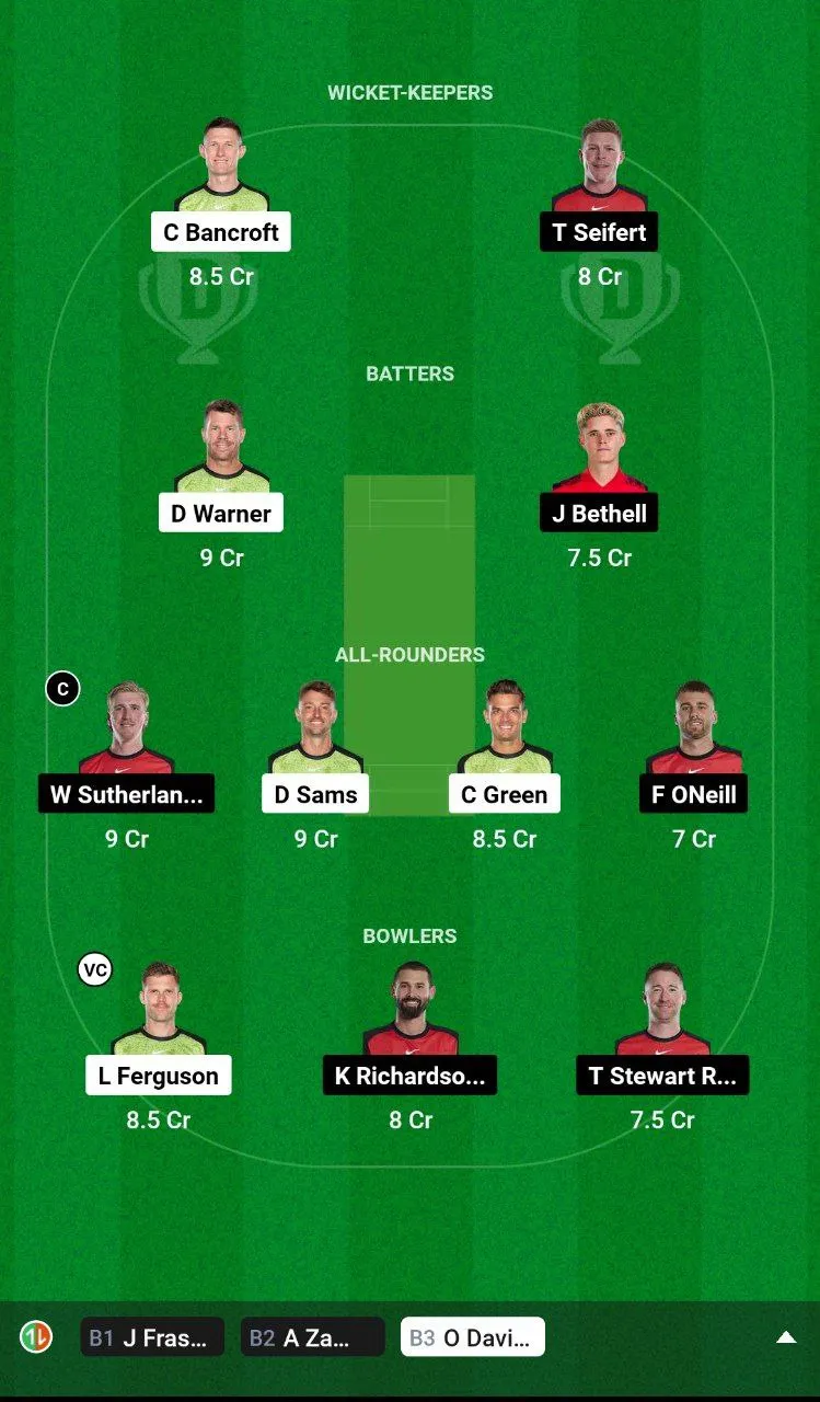 THU vs REN BBL, 2024-25