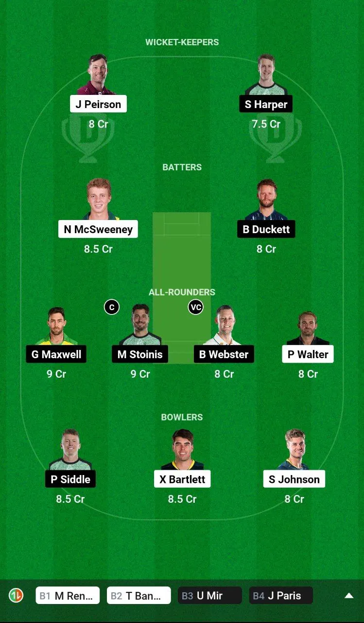 HEA vs STA BBL, 2024-25
