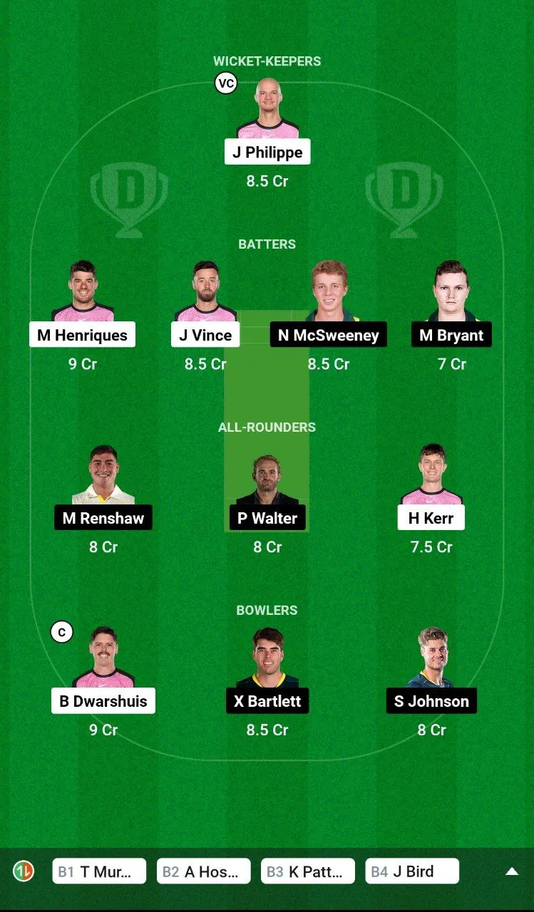 SIX vs HEA BBL, 2024-25