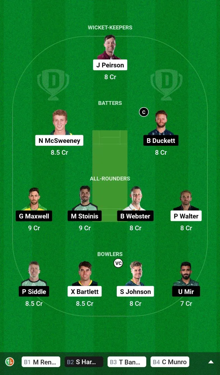 HEA vs STA BBL, 2024-25