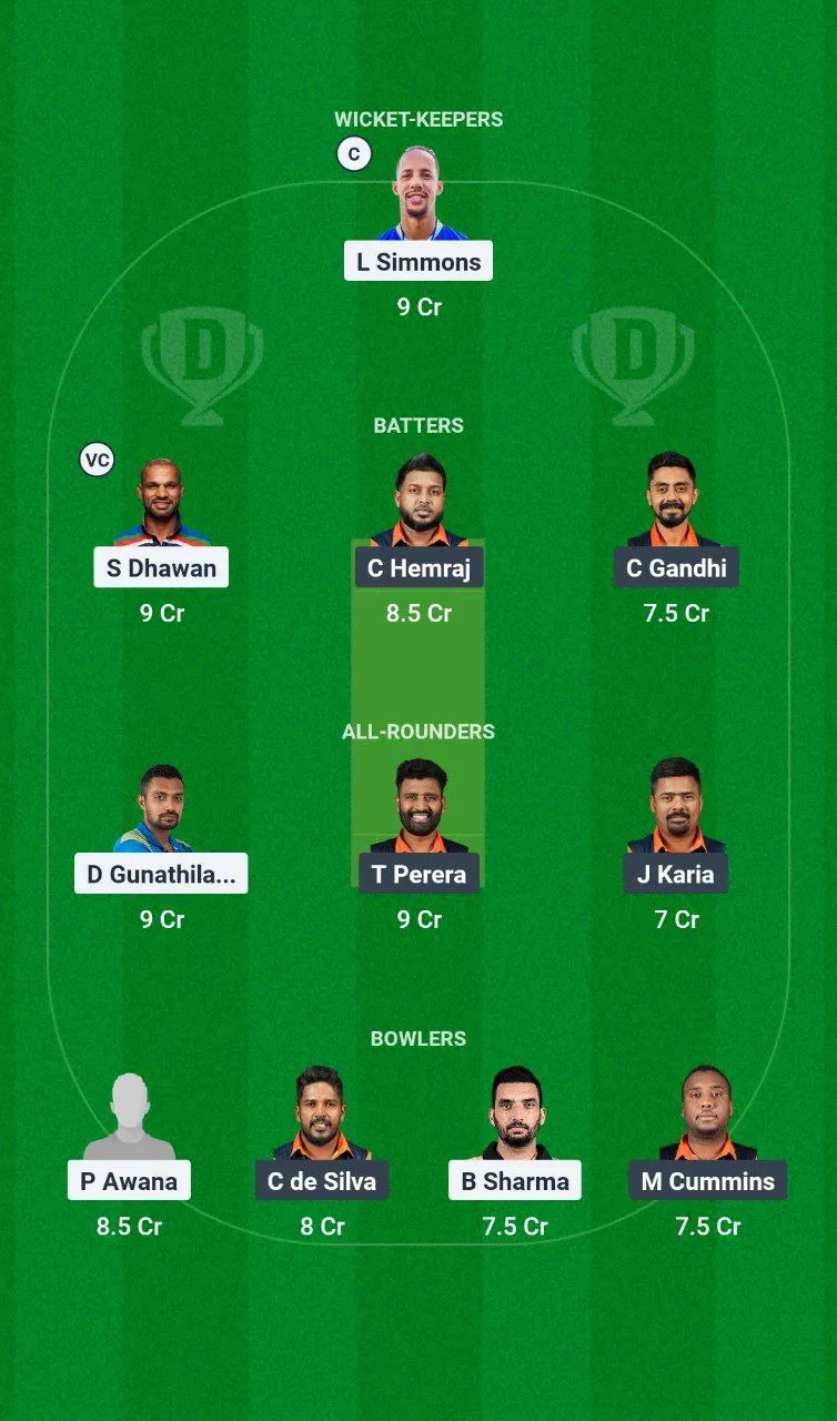 DLR vs GJS Legend 90, 2025