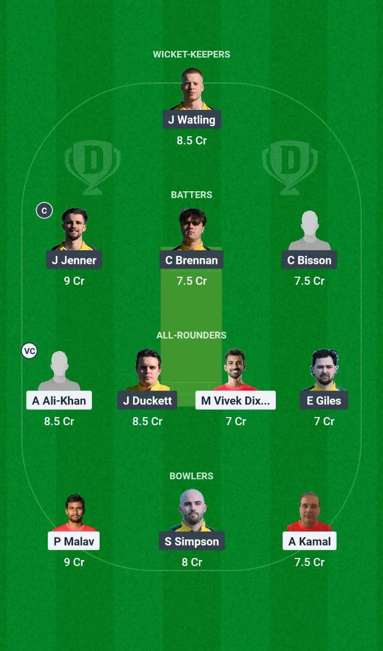 WFO vs OV European T10 Cricket League