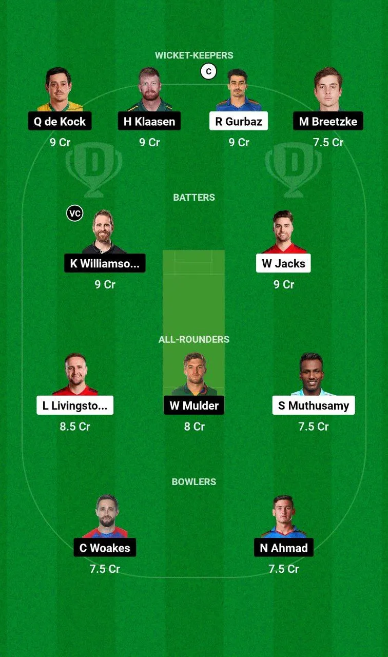 PC vs DSG SA20 League, 2025