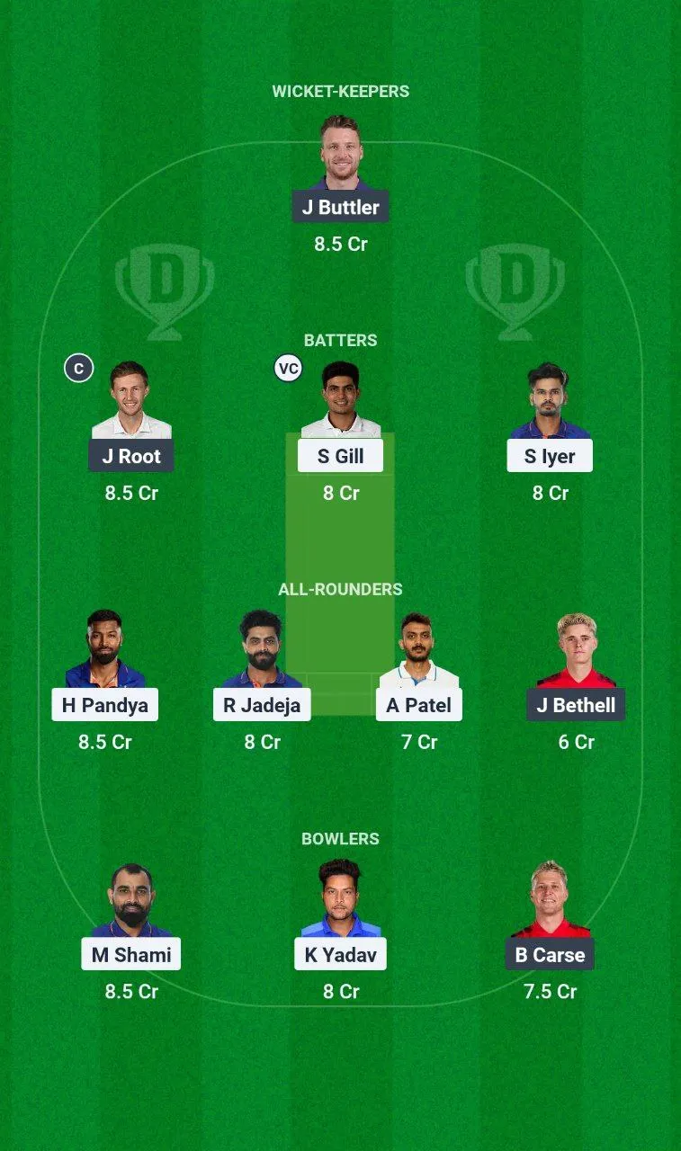 IND vs ENG 2nd ODI