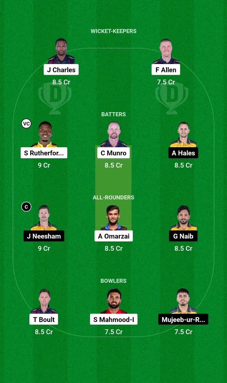 NW vs AB Abu Dhabi T10, 2024