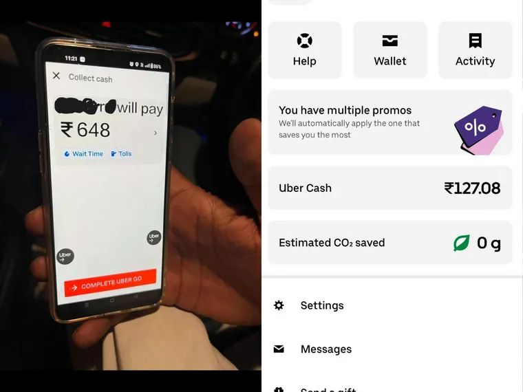 Uber fake screenshot scam 