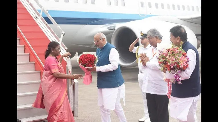 President Draupadi Murmu at prayagraj mahakumbh news