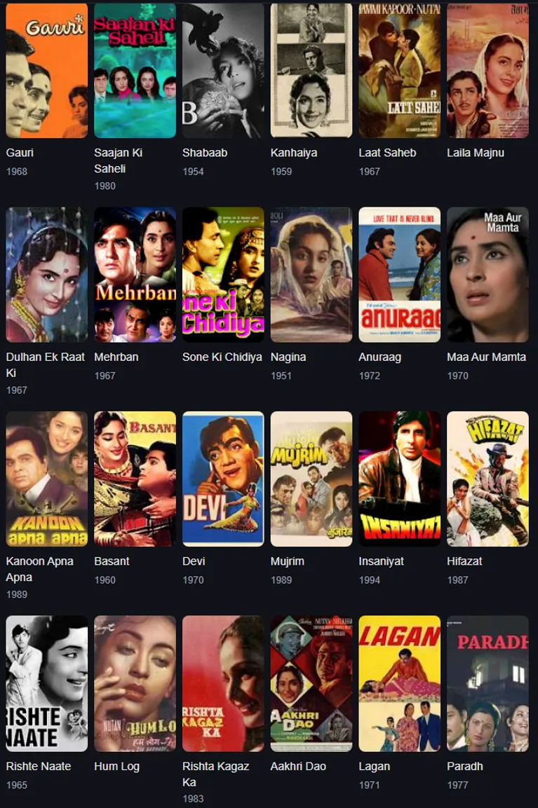 Nutan Hit Movies