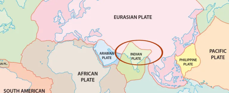 Indian Tectonic Plate Is Splitting