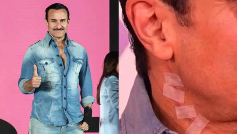saif ali khan neck injury photo
