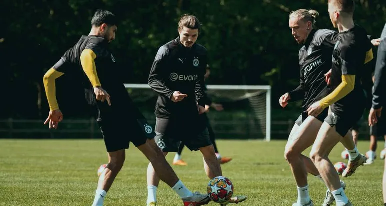 PSG vs Dortmund: BVB training session