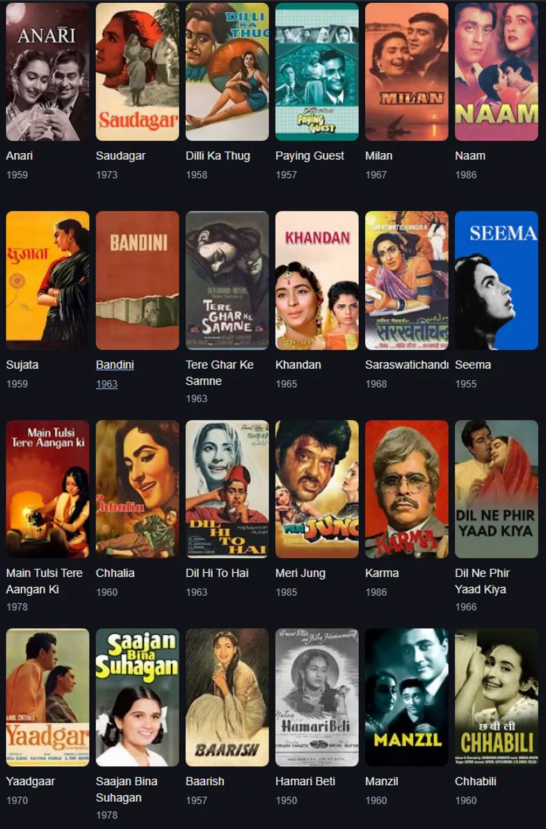 Nutan Hit Movies