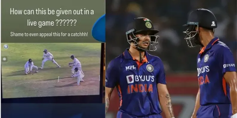 ruturaj angry on umpire
