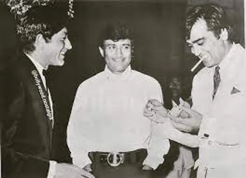 Raaj Kumar, Dev Anand and Sunil Dutt at a party in 1972. Which is your  favourite movie of any of these three gentlemen? . #raajkumar… | Instagram