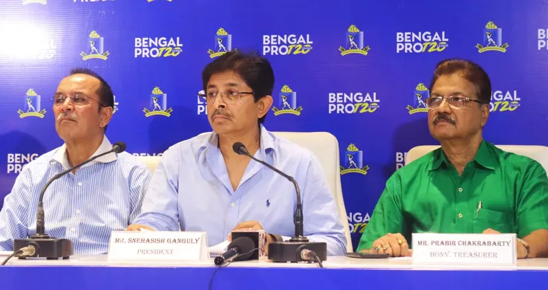 Bengal Pro T20 League 2024 announcement by CAB President Snehasish Ganguly | Sportz Point