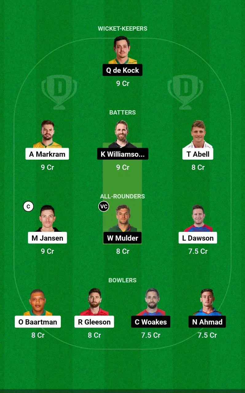 SEC vs DSG SA20 League, 2025