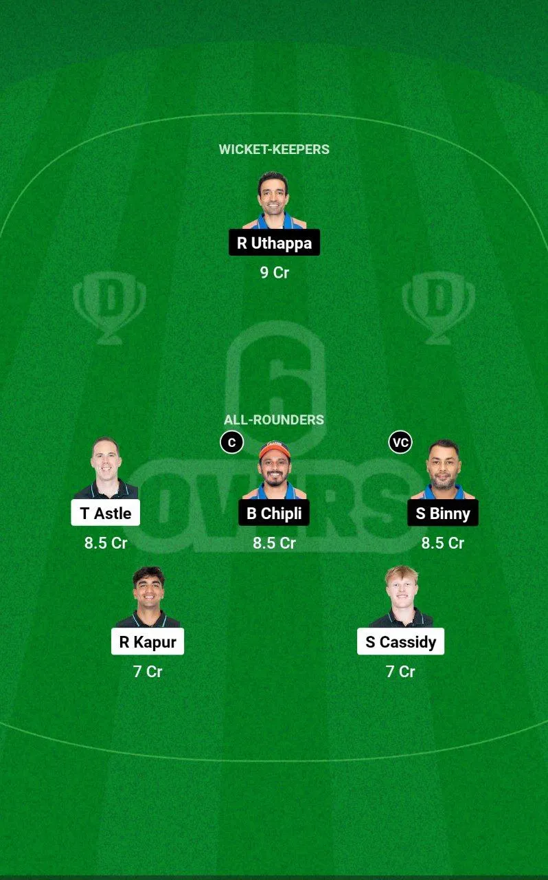 NZ vs IND Hong Kong Sixes, 2024