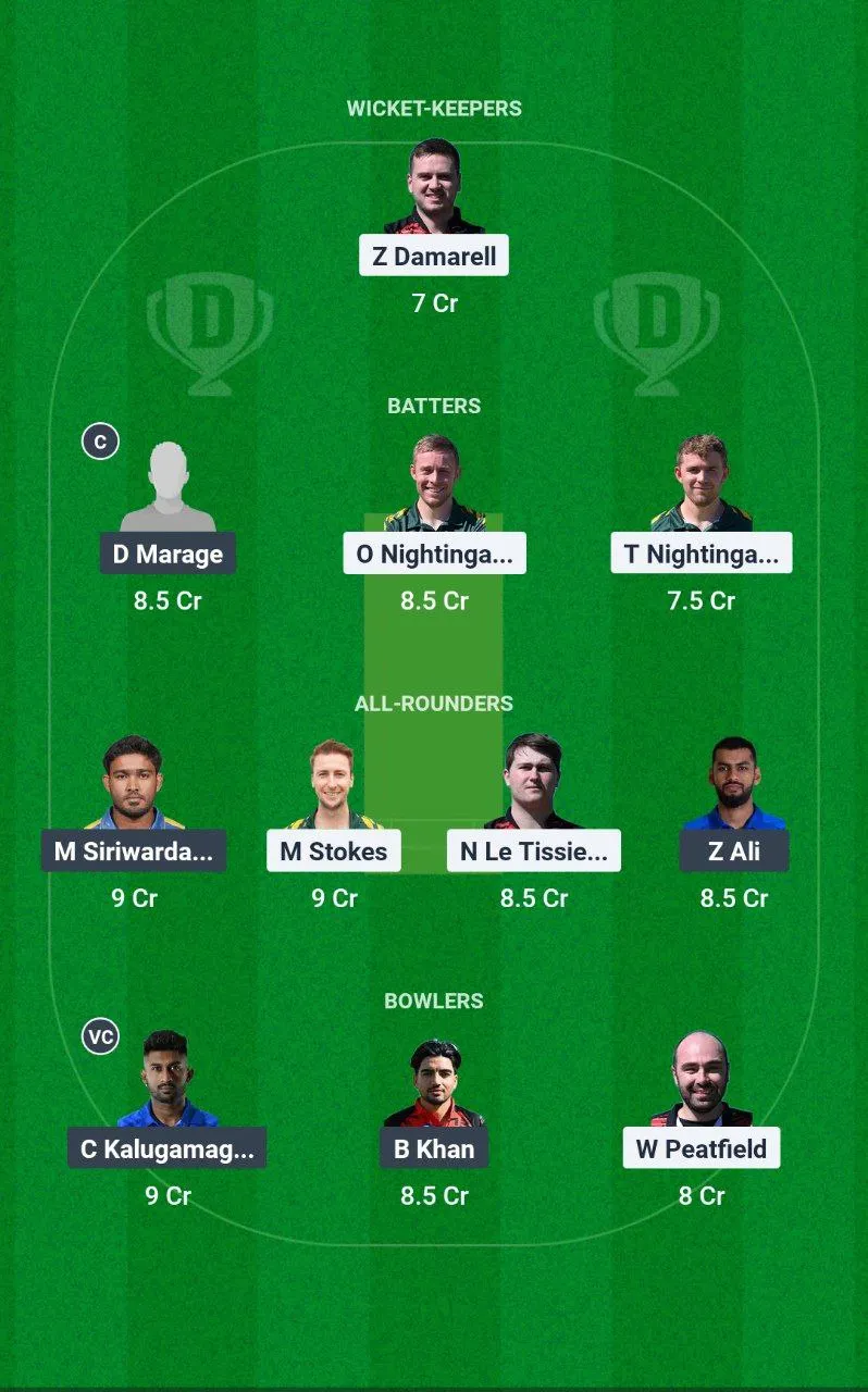 IPC vs RCC European T10 Cricket League